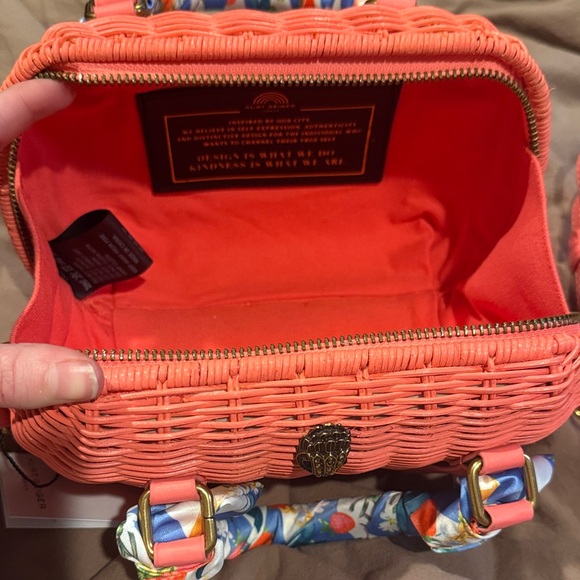 NWT Kurt Geiger Kensington Basket Boston Crossbody Bag - Picture 5 of 7